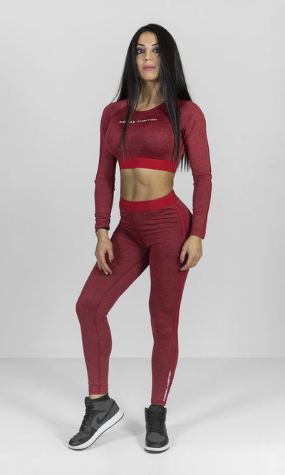 Legacy Crop Top Rosso - Animal Ambition