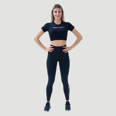 ESPERIA PROMO TOP MANICA CORTA+LEGGINGS BLACK