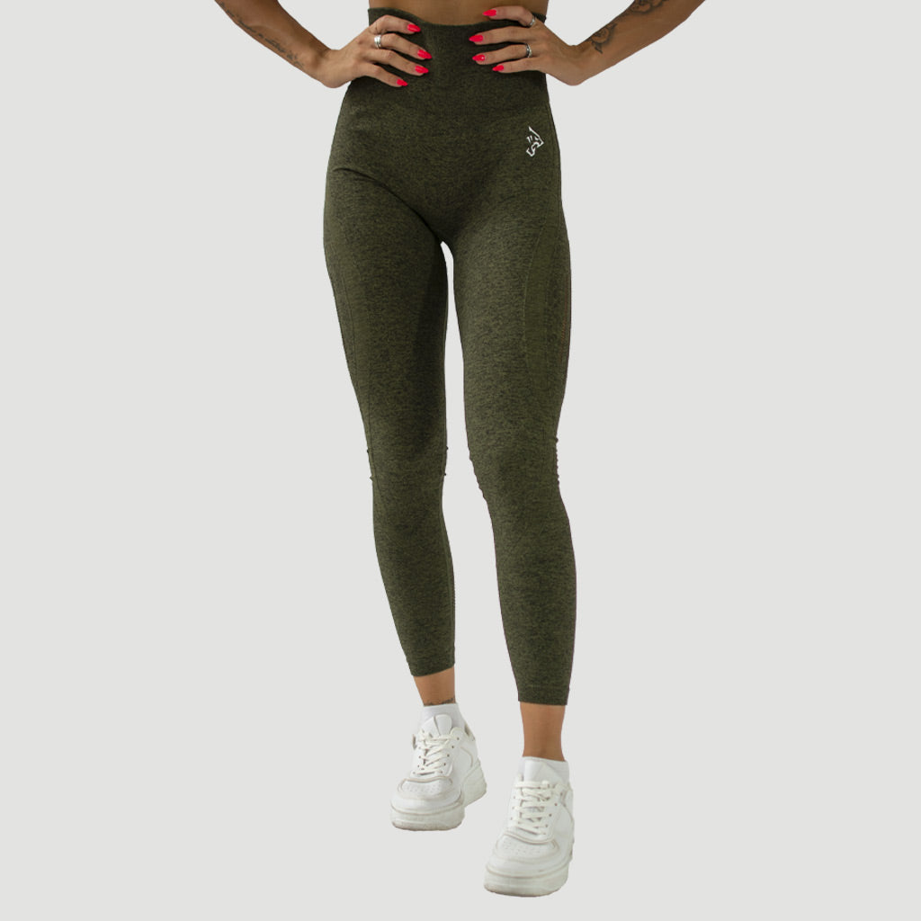 ESPERIA LEGGINGS PUSH UP MILITARY GREEN1