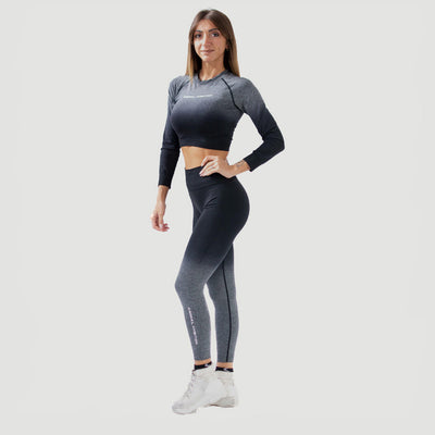 NUANCED LEGGINGS + TOP BLACK