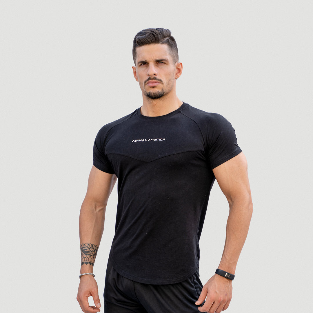 T-Shirt Performance - Nero - Animal Ambition
